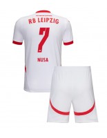 RB Leipzig Antonio Nusa #7 Kotipaita Lasten 2024-25 Lyhythihainen (+ shortsit)